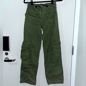 Brandy Melville Green Kim Cargo Pants
